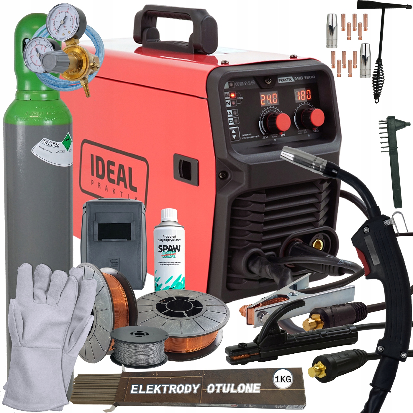 Spawarka MIG MAG 180A MIGOMAT MMA Synergia ZESTAW