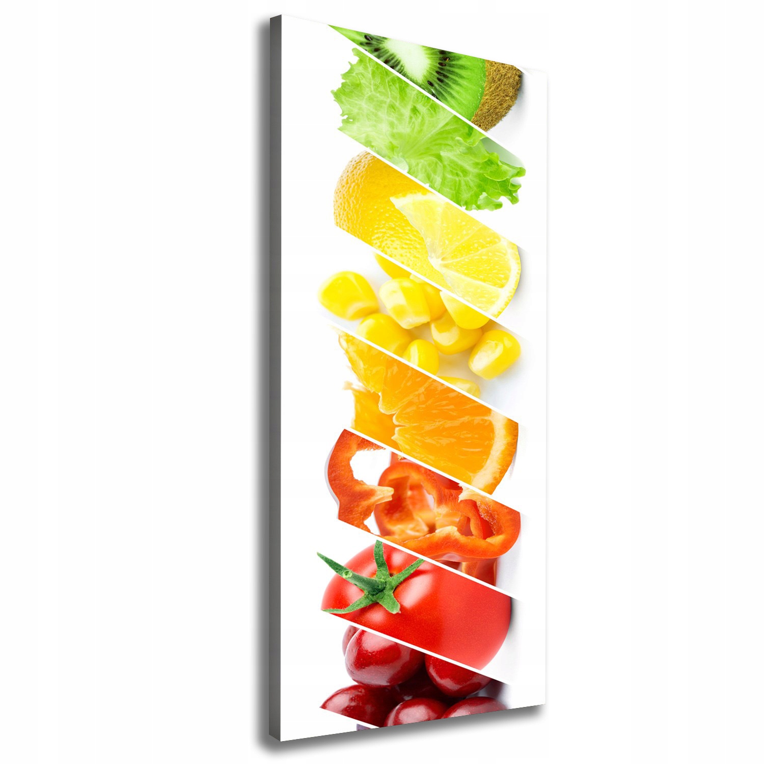 

Foto obraz na płótnie Warzywa i owoce 50x125 cm