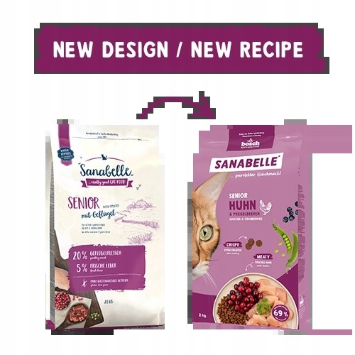 Levně Bosch Sanabelle Senior Drůbež 8 kg Bosch