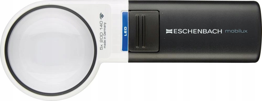 Eschenbach Led podsvícená lupa Mobilux 5x