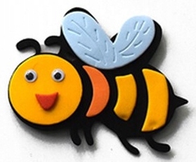 

Pszczółka 3D 9 x 7 cm przedszkole szkoła żłobek