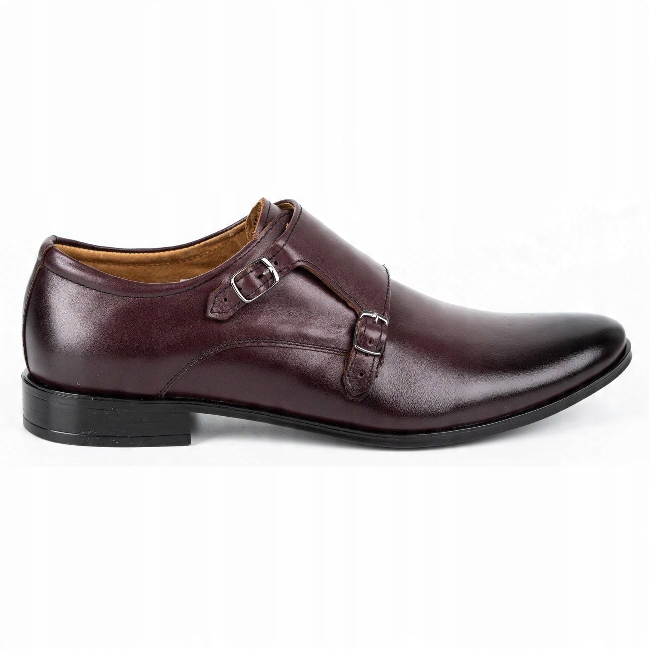 

Buty Wizytowe Męskie Skóra Polskie 287LU Wiśnia 42