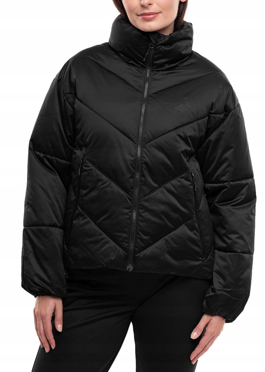 4F Dámská teplá podzimní zimní péřová bunda vel S