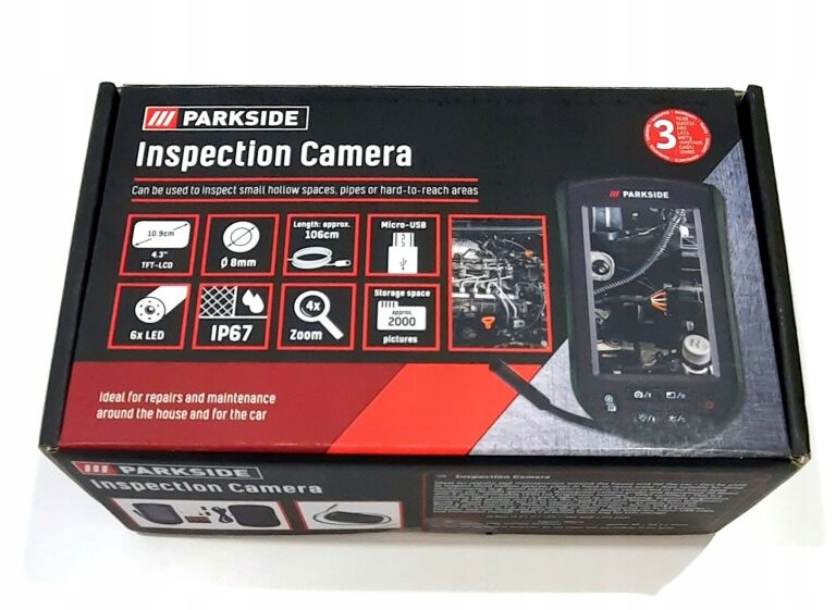 PARKSIDE ИНСПЕКЦИОННАЯ КАМЕРА