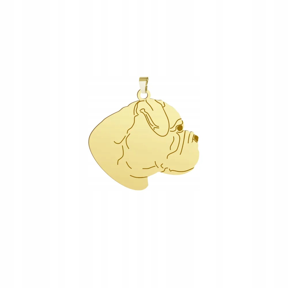 Zlatý přívěsek se psem Bullmastiff 925 Šperky Věnování Gravírování Bonus