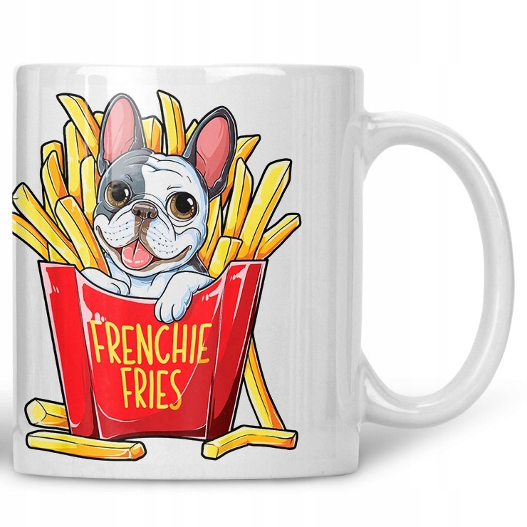 

Kubek Pies buldog francuski frytki