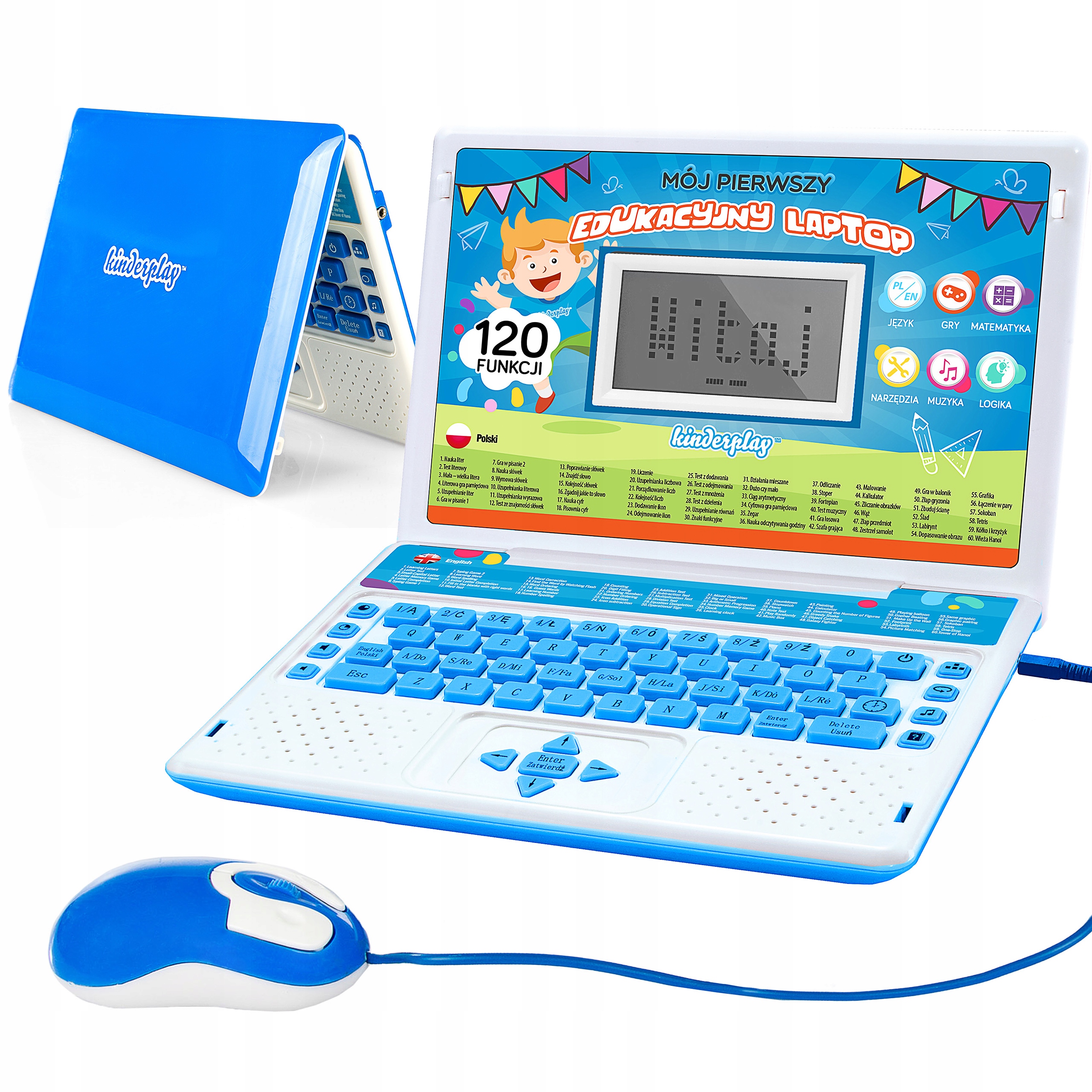 

Kinderplay Laptop Dla Dzieci Edukacyjny 120 Opcji