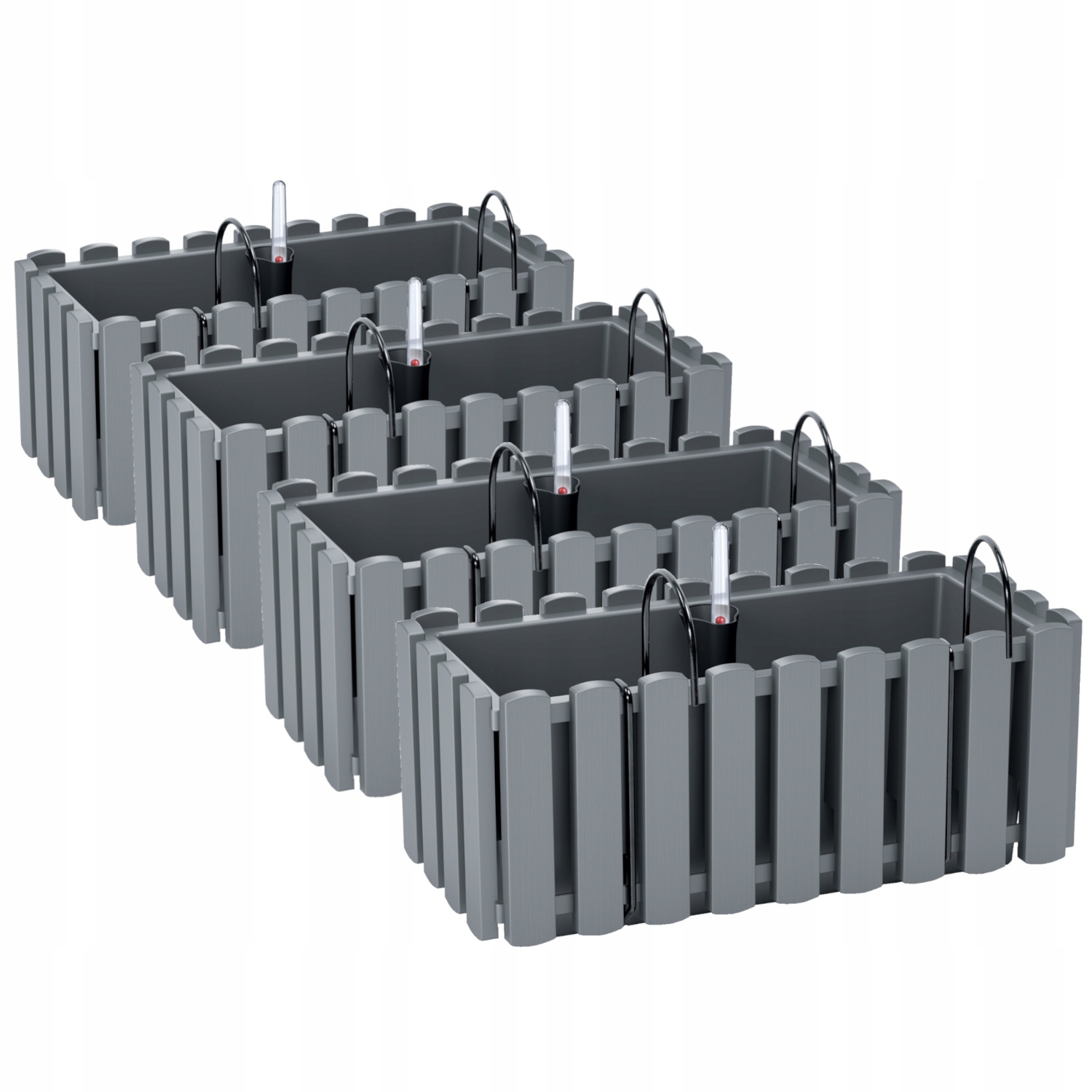 

4x Skrzynka donica balkonowa DDEF400 Haki System