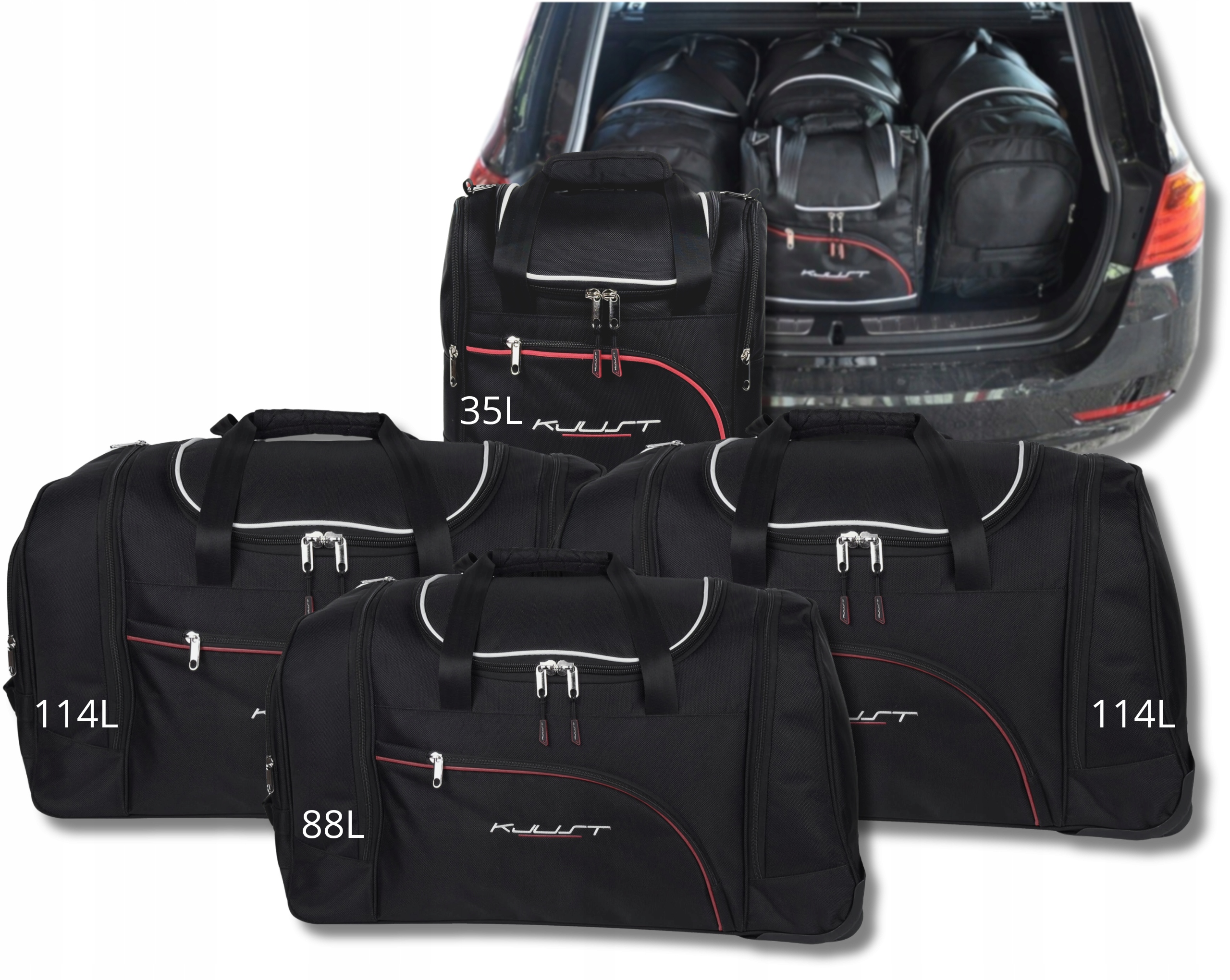 Cestovná Taška Do Kufra Bmw 3 Touring 2012-2019 4 ks