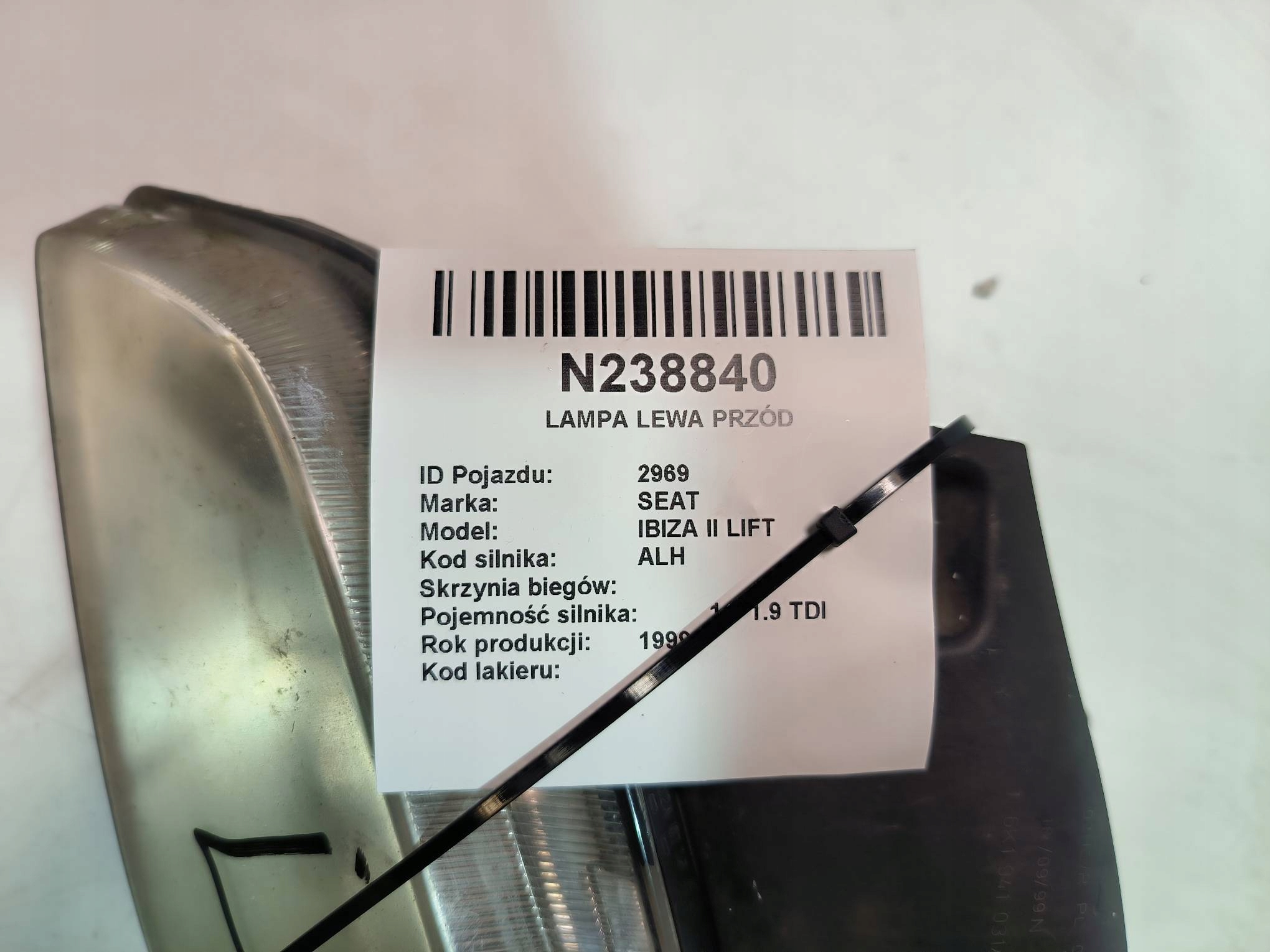 light left front 6K1941031A SEAT IBIZA II LIFT