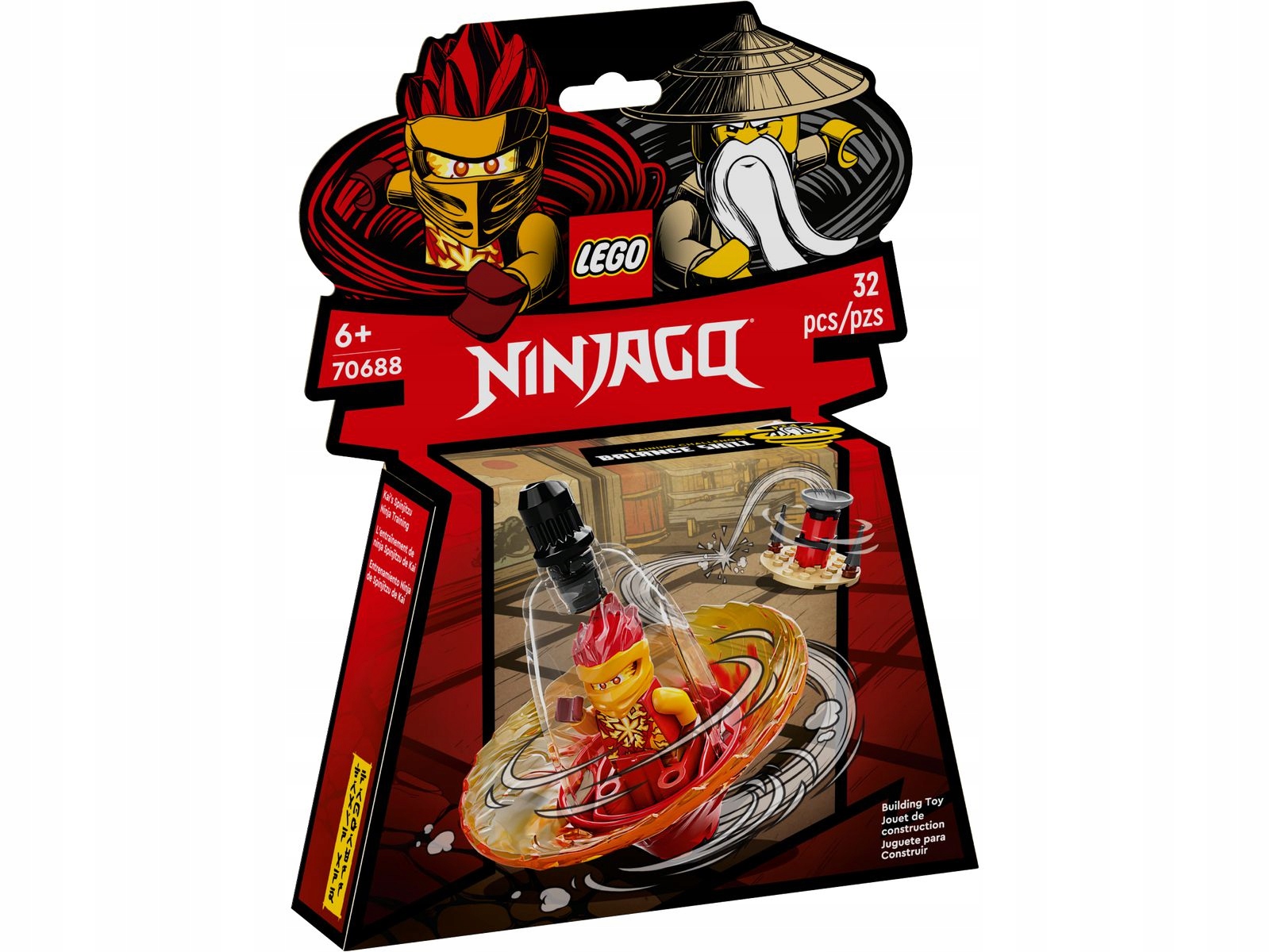 Lego 70688 Ninjago Szkolenie wojownika Spinjitzu Kaia