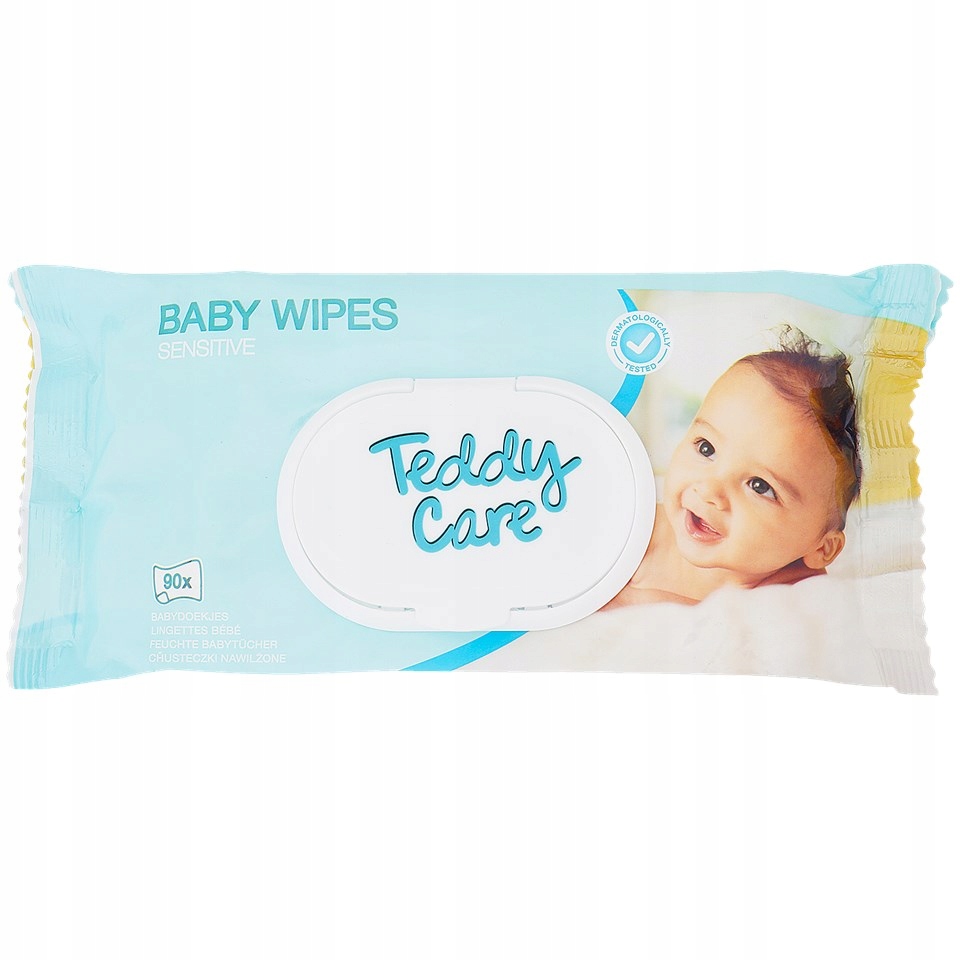 NAWILŻANE CHUSTECZKI TEDDY CARE 90 SZTUK
