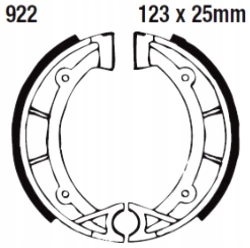Brzdové Čelisti Hercules Supra 50 Enduro Ultra 80 Ac Chopper