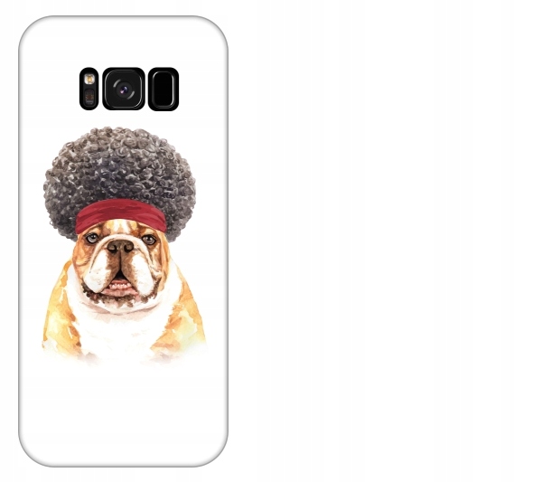 

Etui pokrowiec Samsung Galaxy S8 Bulldog afro pies