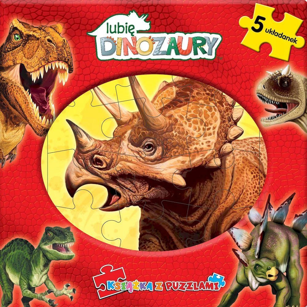 

Moje Dinozaury. Książka z puzzlami