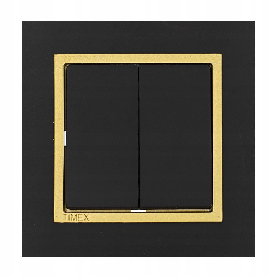 

Magic złoto wyłącznik włącznik podwójny Czarny