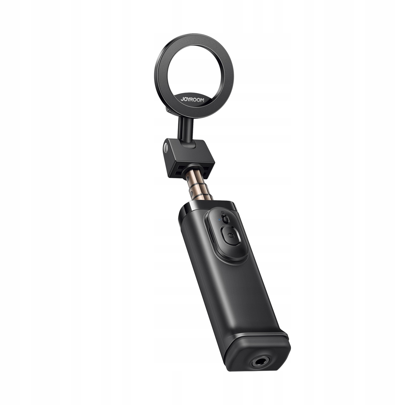 Selfie tyč pro fotografování s držákem Bluetooth MagSafe černá