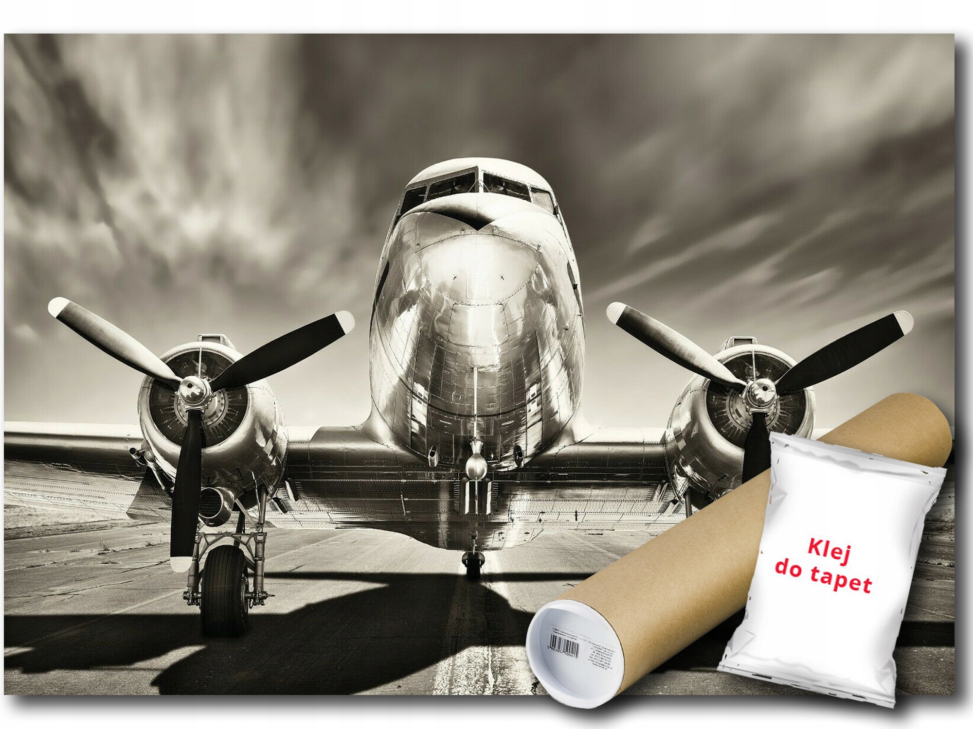 Vinylová Fototapeta Letadlo Vintage 312x219