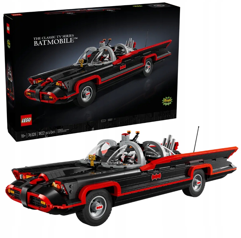 Lego DC 76328 Batman: Batmobil z klasického Tv seriálu