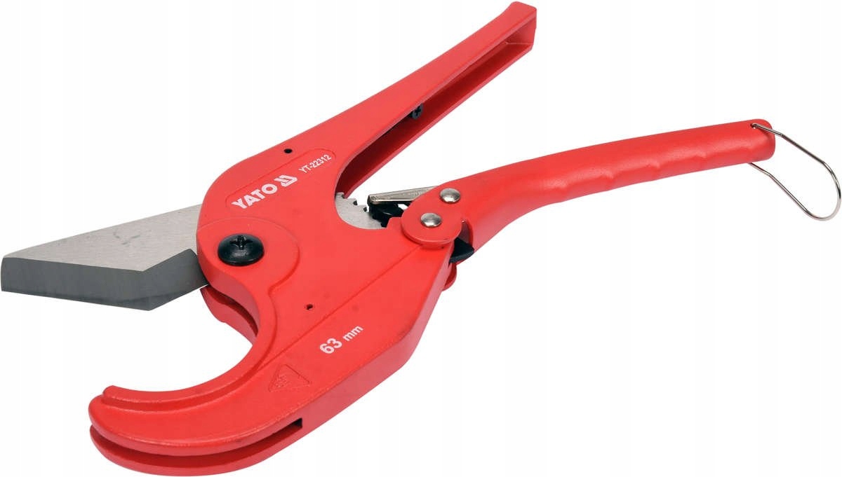 OBCINAK NOŻYCE DO CIĘCIA DO RUR PVC DO 63mm YATO Rodzaj nożyce do cięcia rur