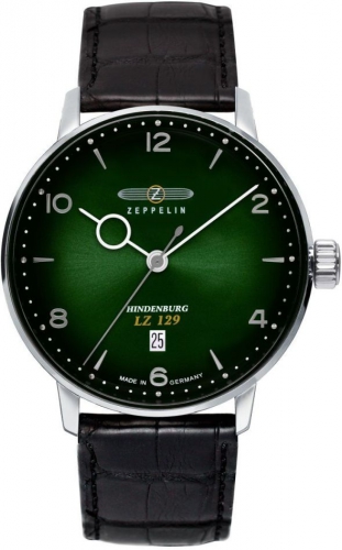 Zegarek męski Zeppelin 8048-4 zielony klasyczny