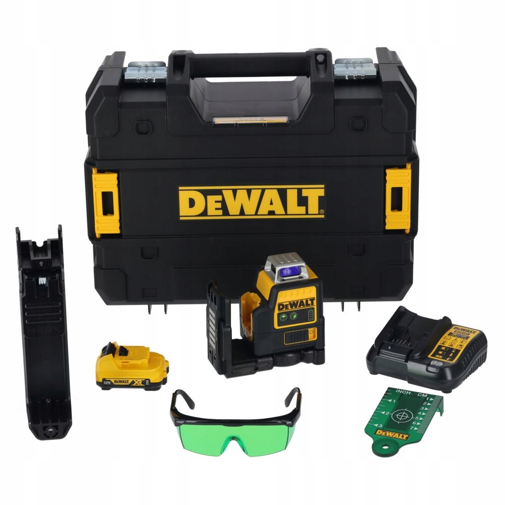 Laser krzyżowy samopoziomujący Dewalt 10,8V 2Ah zielony DCE0811D1G-QW
