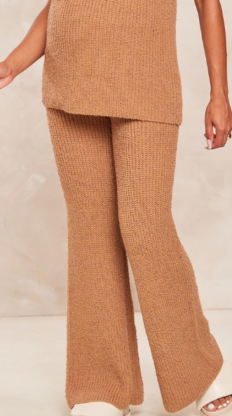 PRETTYLITTLETHING SPODNIE CIĄŻOWE BEŻOWE 40 EKA Płeć kobieta