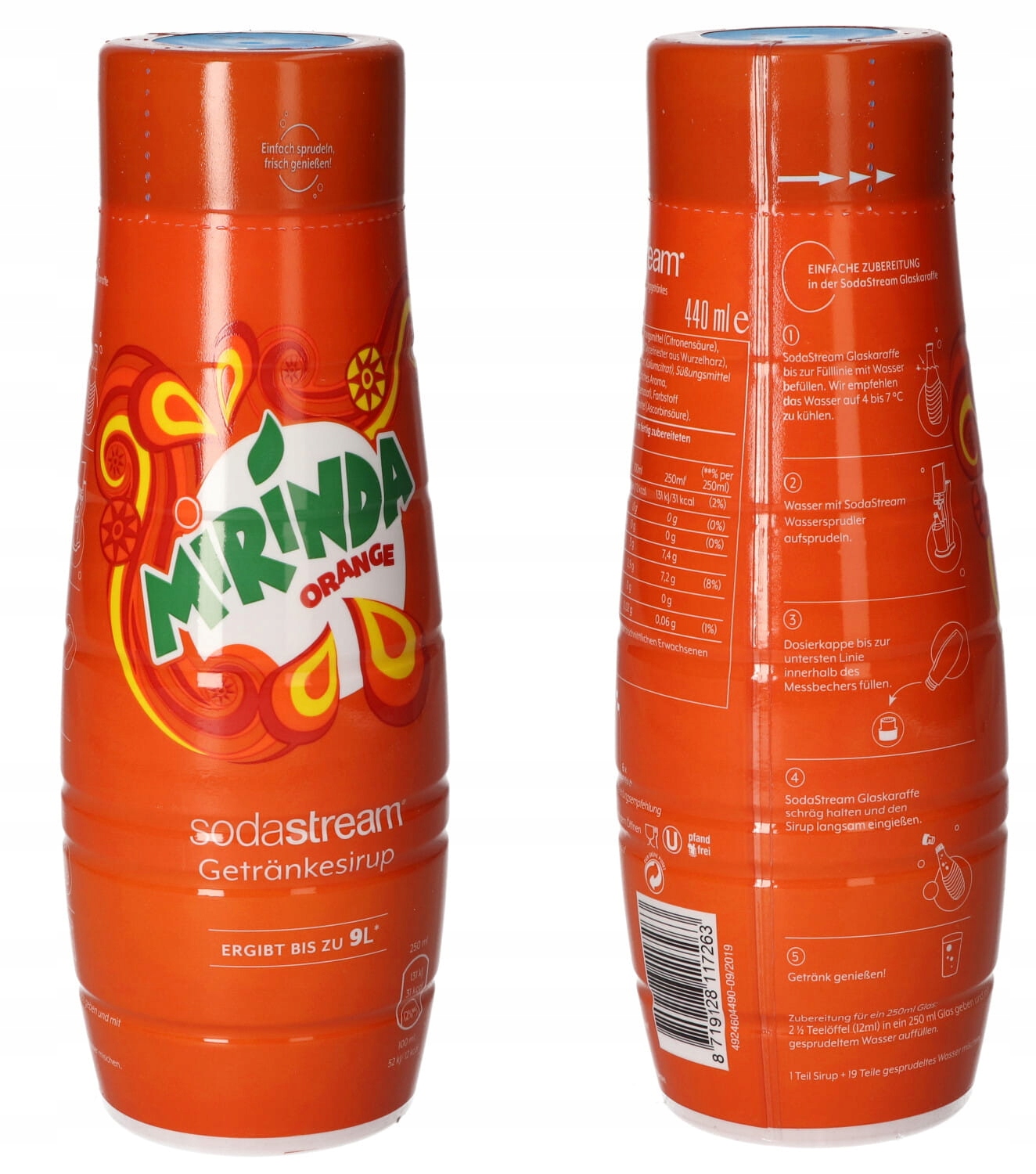 

Mirinda Sodastream Sok Koncentrat Saturator Syrop