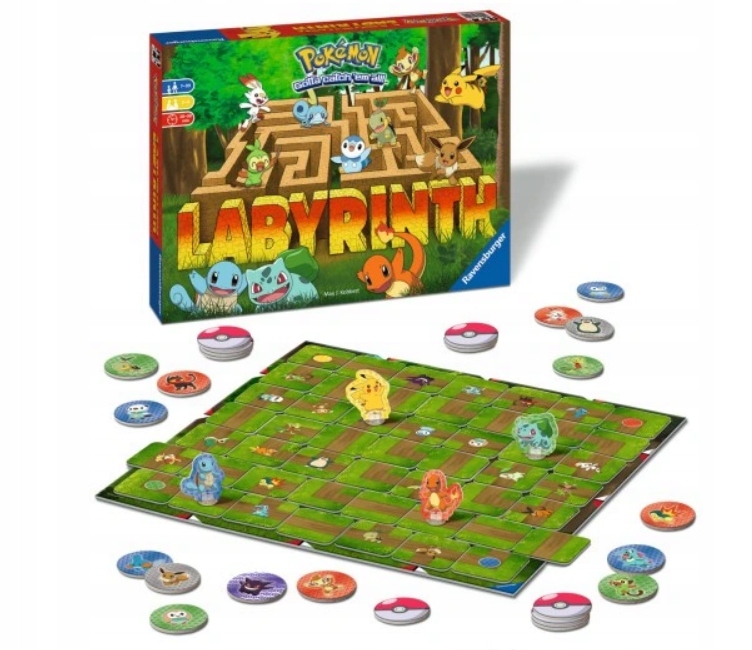 Gra planszowa RAVENSBURGER Labyrinth Pokemon 27036