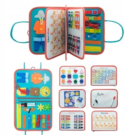 

Tablica Manipulacyjna Sensoryczna Montessori Zegar