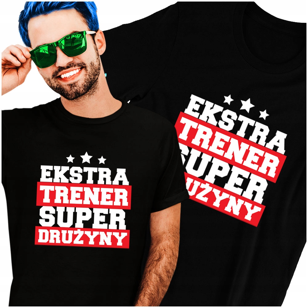 

Ekstra Trener super drużyny Koszulka Śmieszna L
