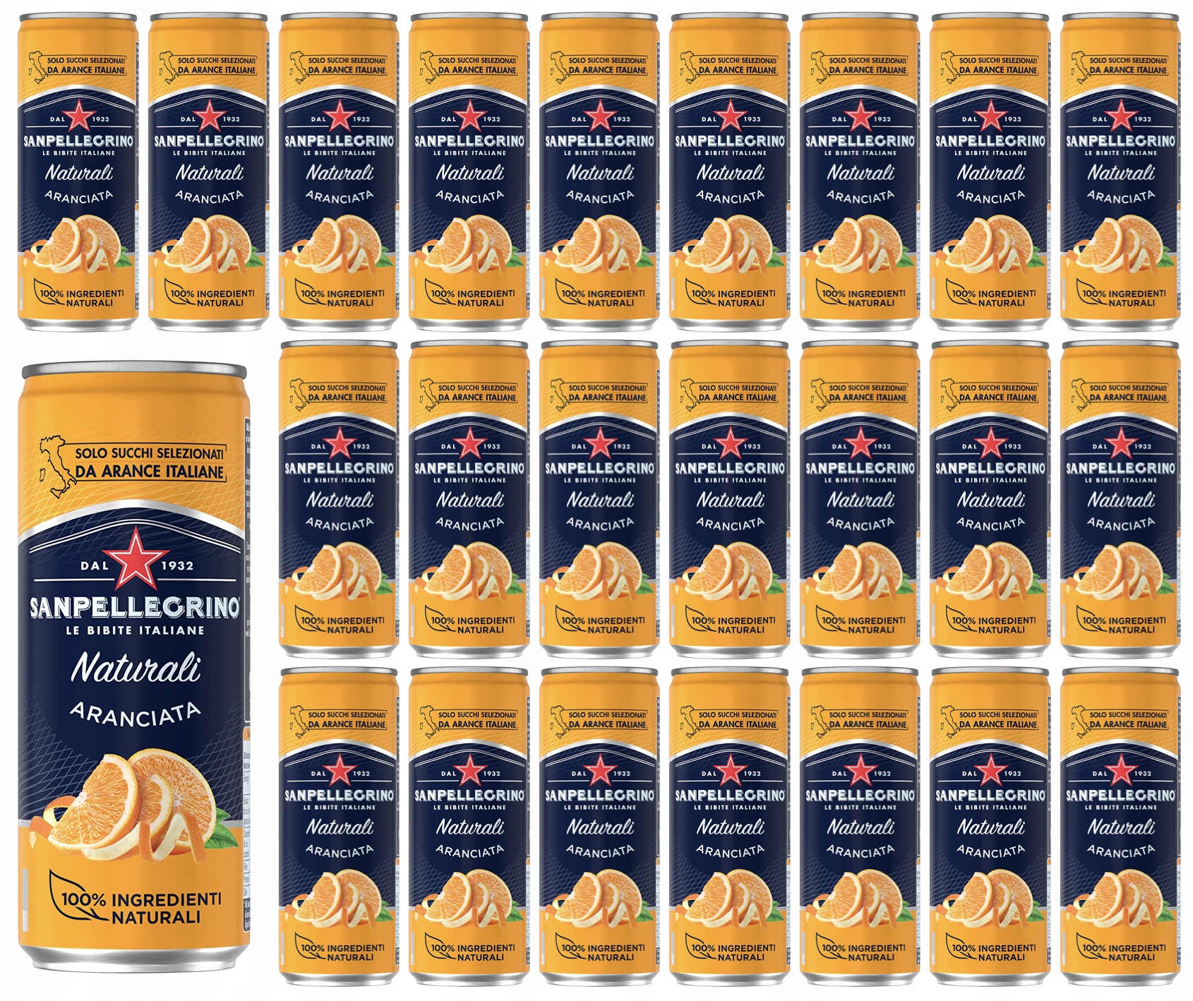 San Pellegrino Aranciata Zgrzewka 330 ml X 24 szt.