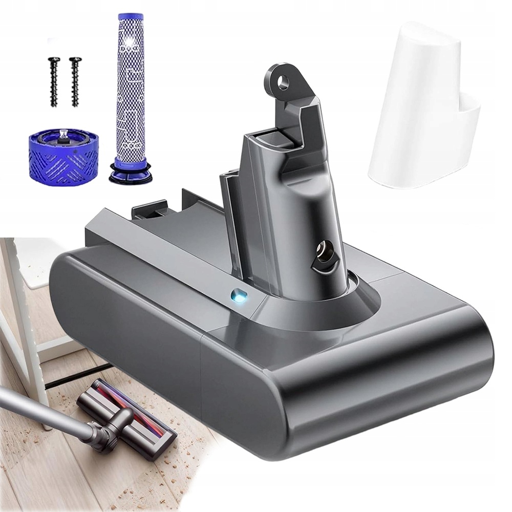 Baterie Výměna Akumulátor Pro Vysavač Dyson V6 SV03 SV04 21.6V 2000MAH