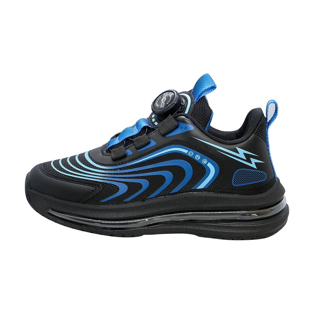 Buty sportowe sneakersy szkoła adidasy czarno niebieskie kółko Apawwa 33