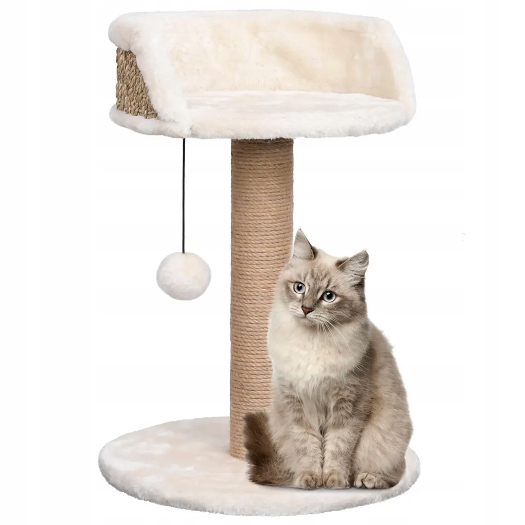 Levně vidaXL Škrabadlo pro kočky se sisalovým sloupkem 49 cm mořská tráva