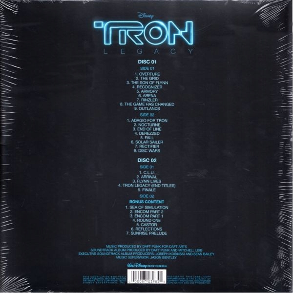 {{{ TRON LEGACY-DAFT PUNK (2LP) glow in dark USA EAN (GTIN) 0050087239855