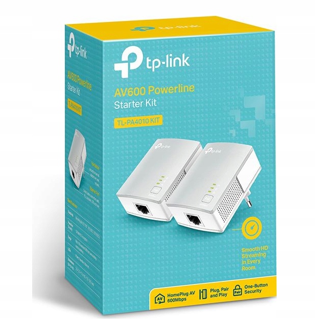 Transmiter sieciowy Power Line TP-Link TL-PA4010 KIT AV600 zestaw