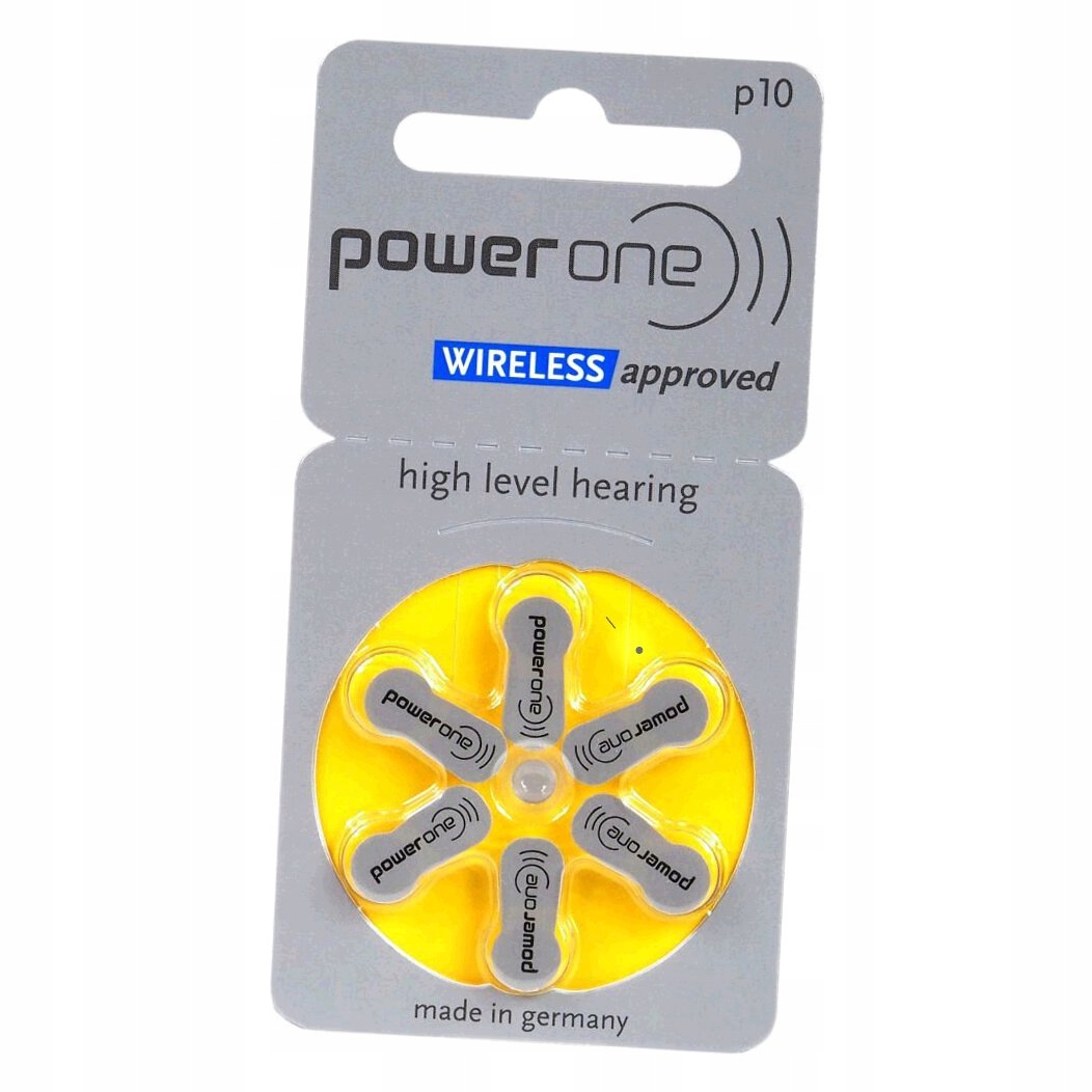 *Baterie aparatów słuchowych Power One Varta 10 Mf