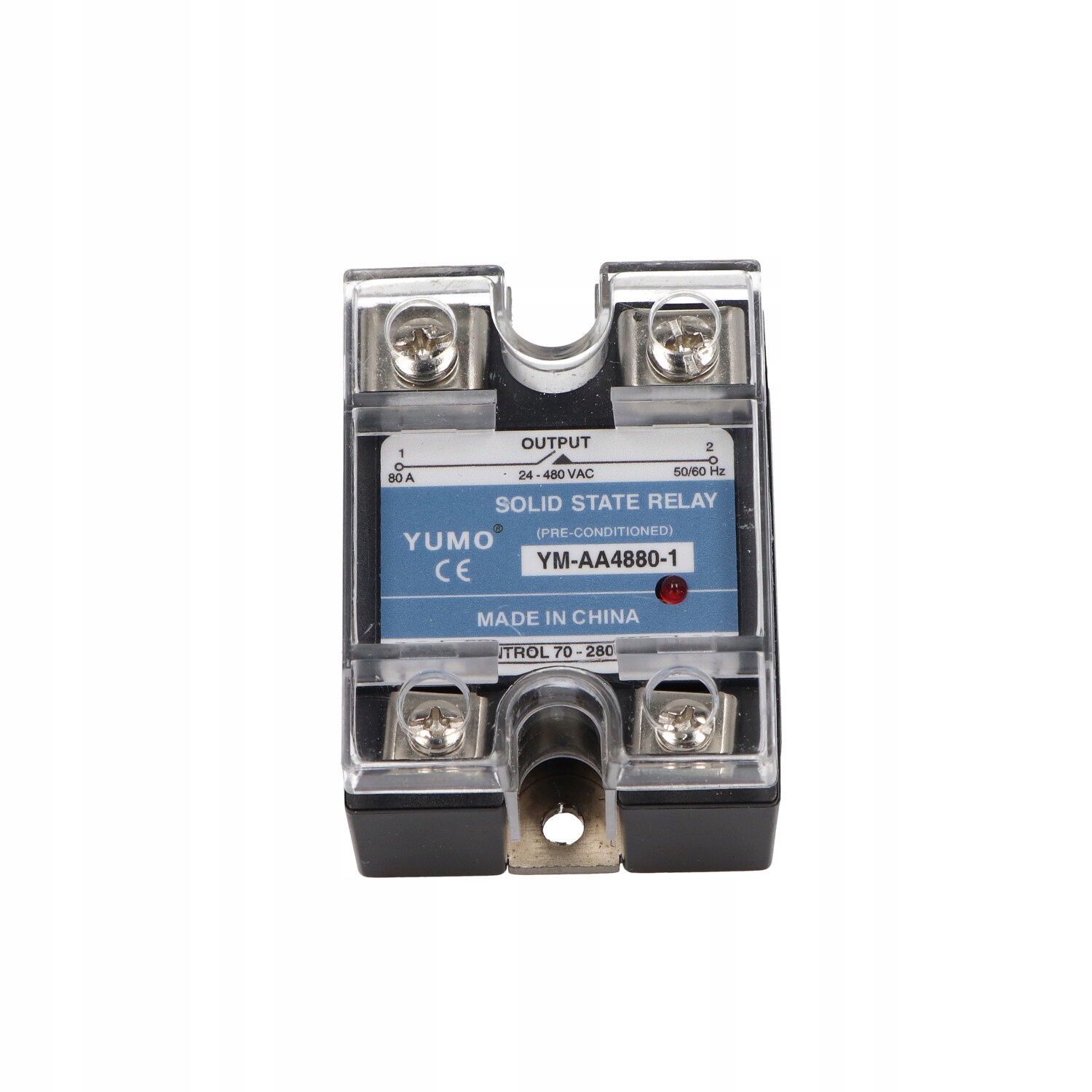 Przekaźnik SSR YM-DA4880-1 przejście przez zero,80A, 70-280VAC, Yumo