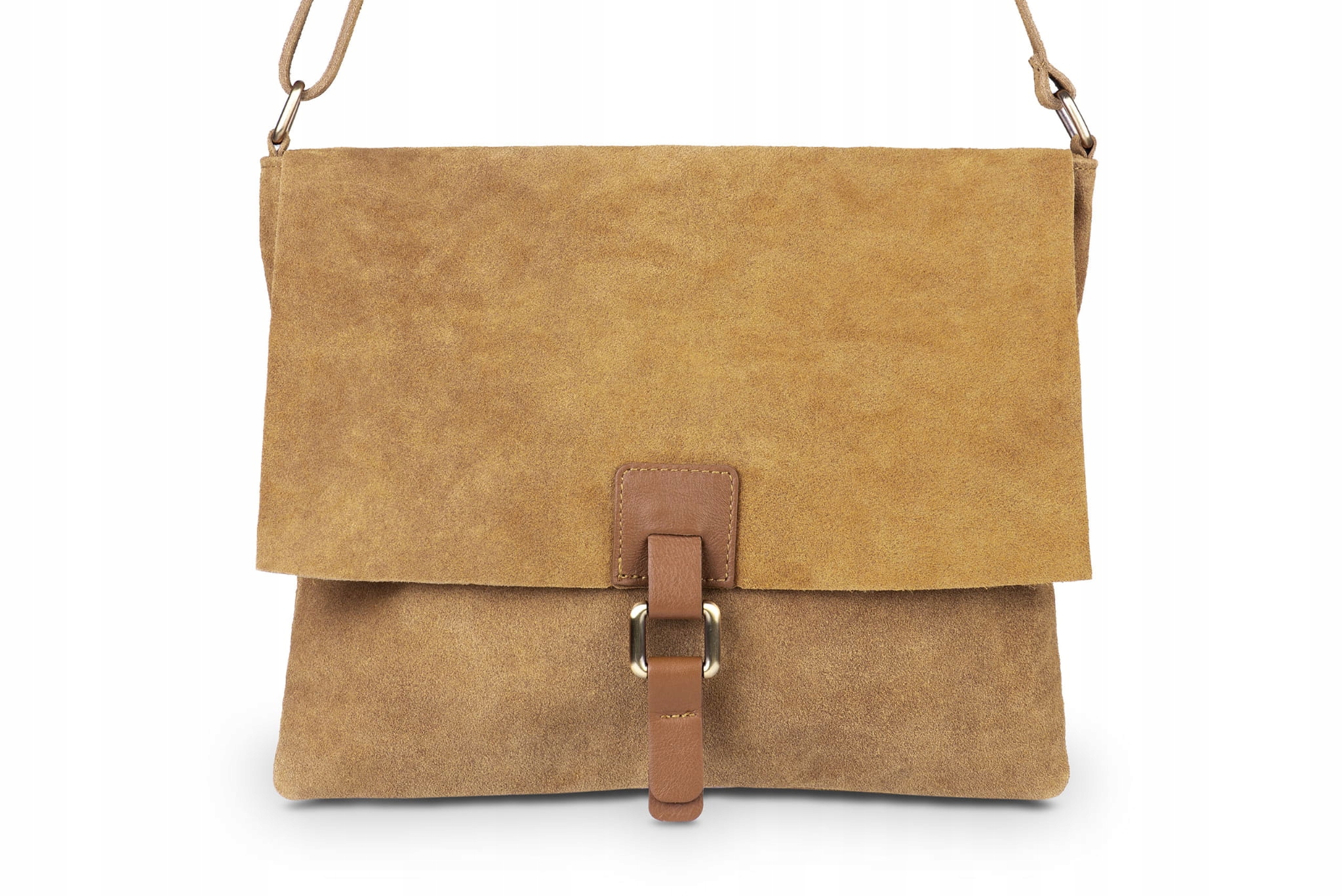 

Torebka Damska Listonoszka Skórzana Ruda