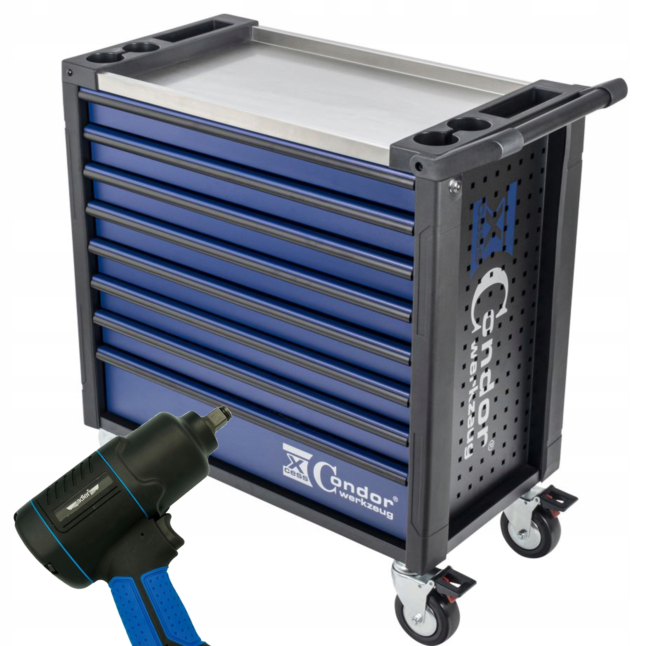 Візок для інструментів XXL 8 ящиків 447 el CONDOR