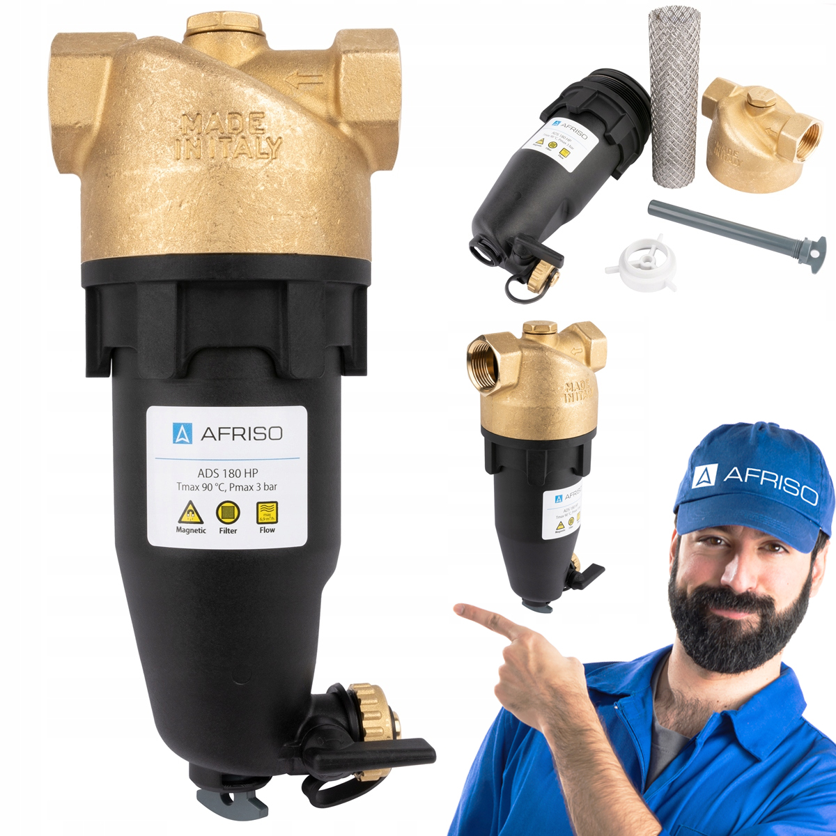 Magnetický Separátorový Filtr Pro Tepelná Čerpadla Afriso