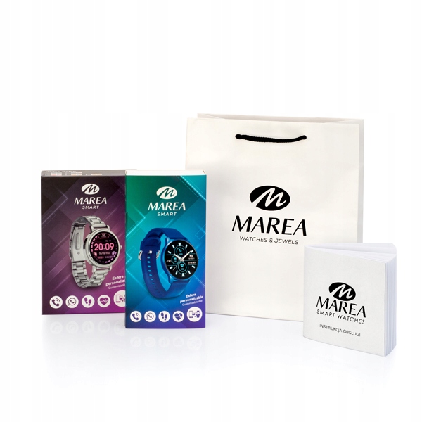 Smartwatch MAREA Monitor Snu Rozmowy Ciśnienie Marka Marea