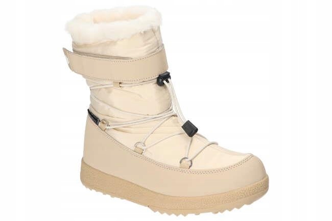 American SN46 Zateplené Sněhule Kotníkové Boty Trapery Dámské Zimní Boty Béžová 41