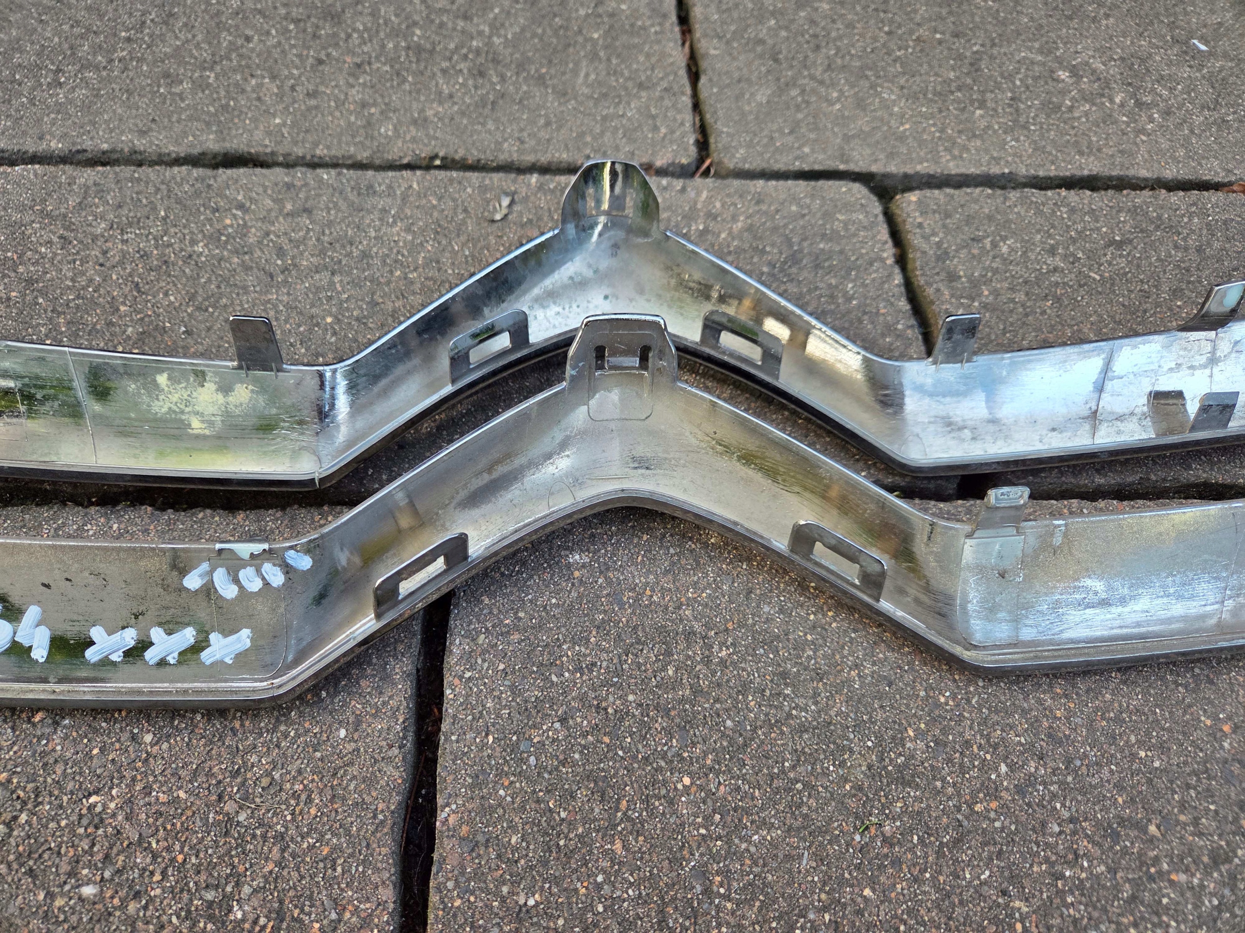 CITROEN DS4 хром решетка бампера переднего 9688184677 11-2015