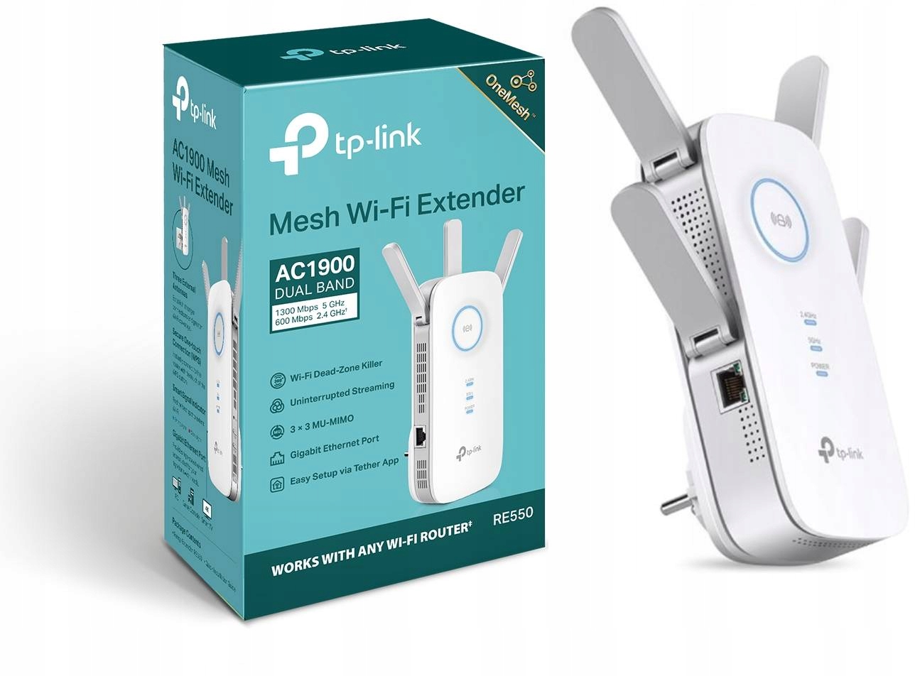 Wzmacniacz WiFi TP-Link RE650 AC2600 Gigabit Repeater - Sklep, Opinie ...