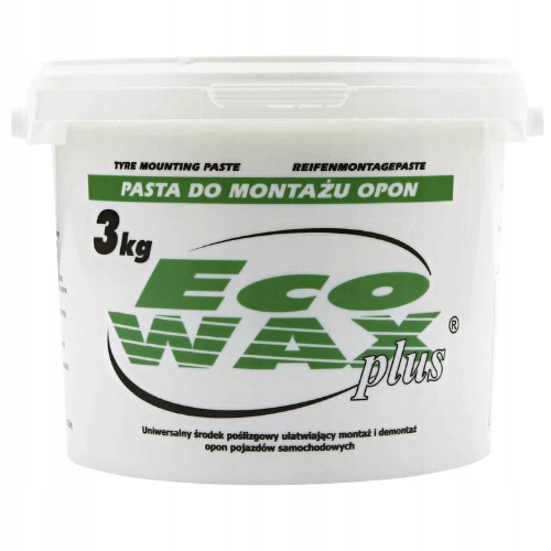 

Pasta maść montażowa do opon Eco Wax Biała 3kg