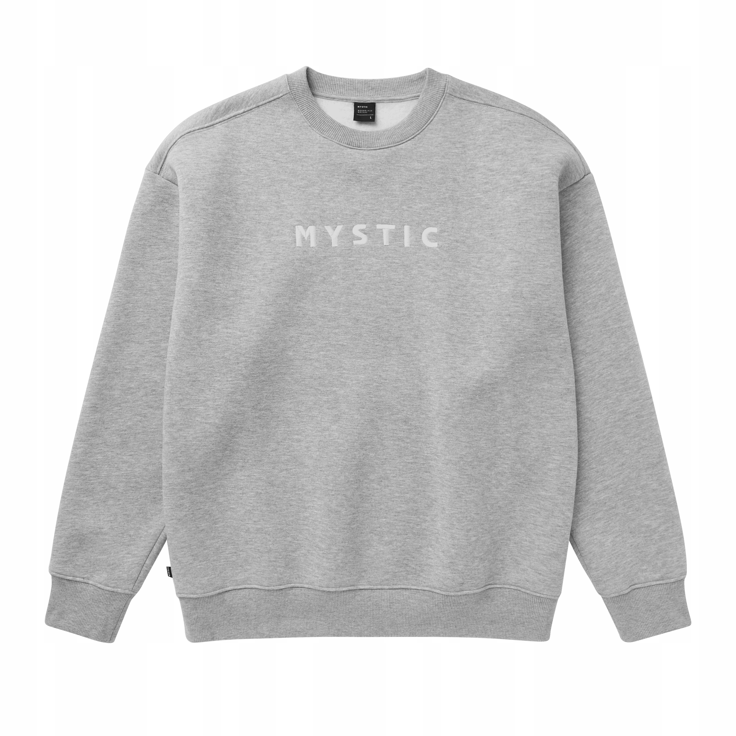 Světle šedá Mikina Mystic 2025 Brand Crew L