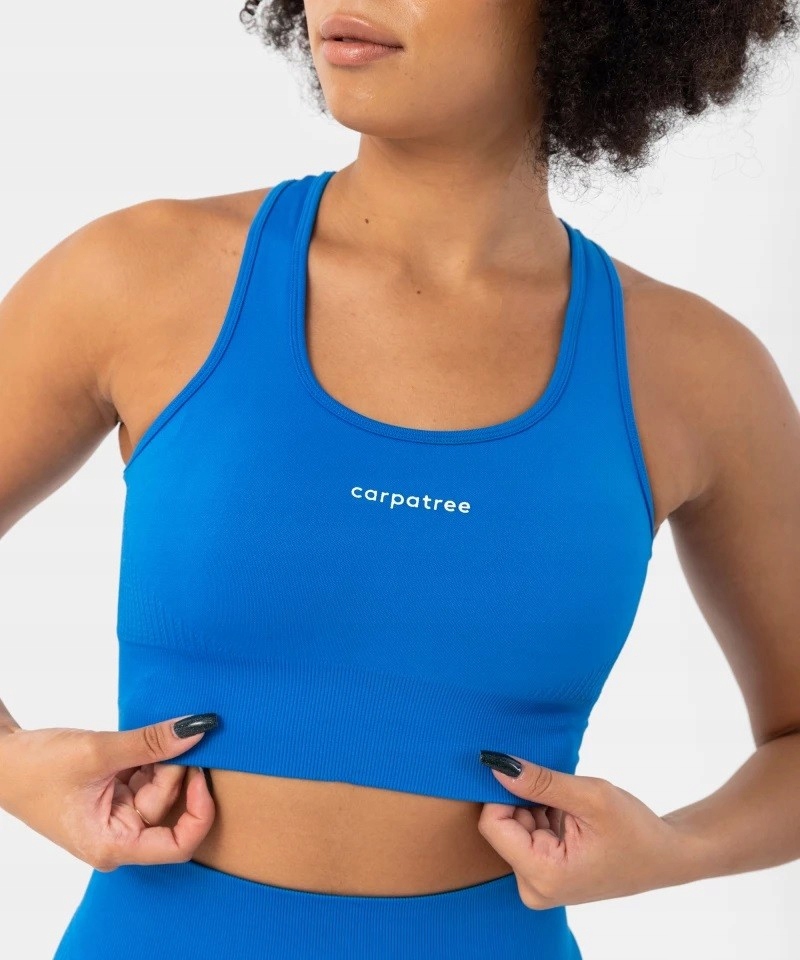 Top bezszwowy Carpatree Blaze niebieski C-bsst-ni