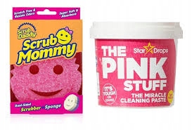 

Pasta Pink Stuff 850G Gąbka Scrub Mommy Zestaw